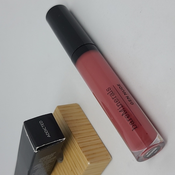 BareMinerals Gen Nude Lipgloss ADDICTED - Picture 1 of 7